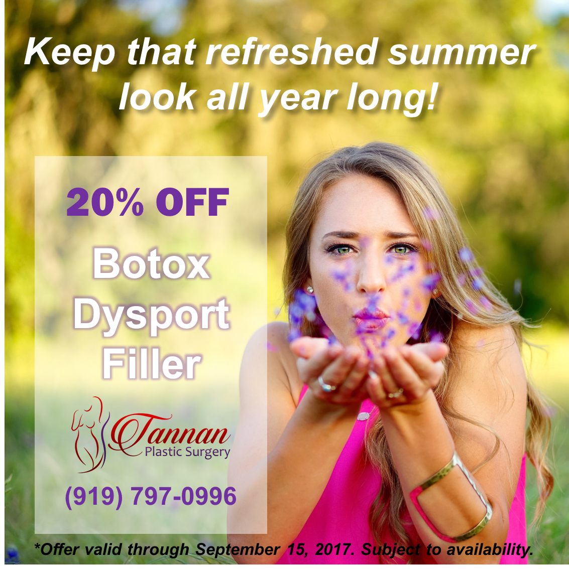 Botox Summer Special - Tannan Plastic Surgery Botox Summer Special - Tannan Plastic Surgery