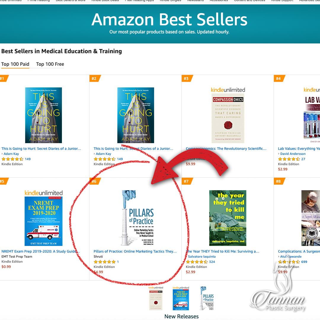 Pillars of Practice Amazon Best Seller - Tannan Plastic Surgery