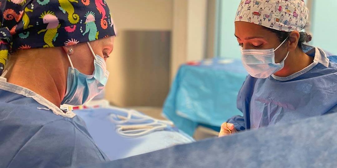 Internal bra technique used in breast lift surgery